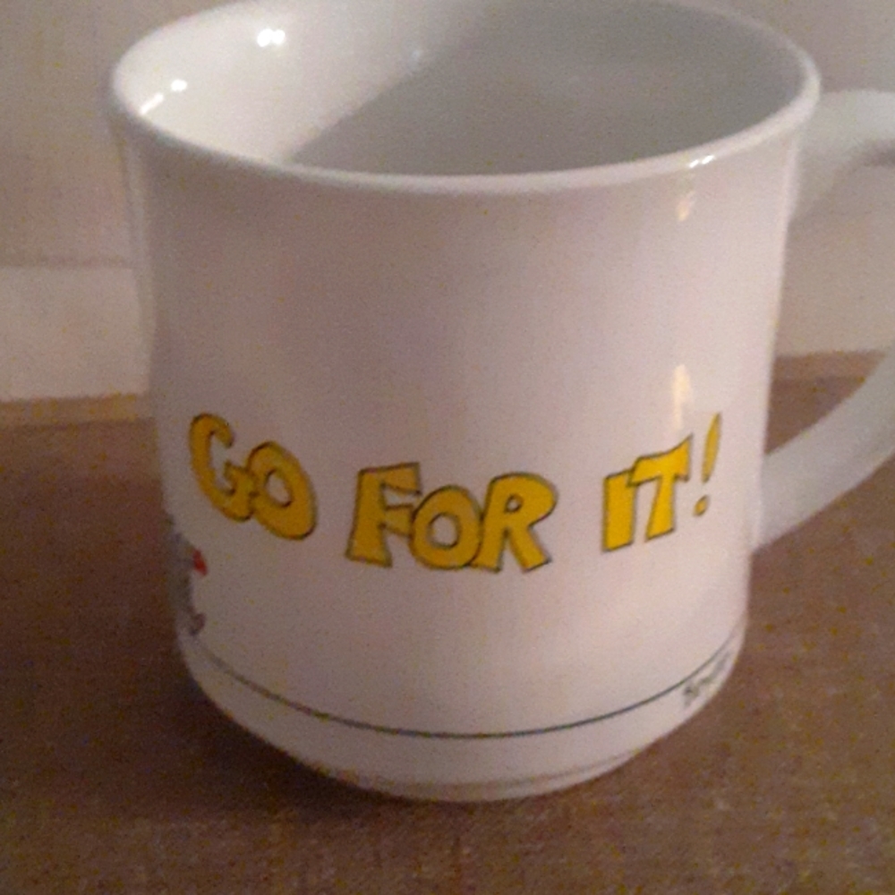 Upside down elephant mug